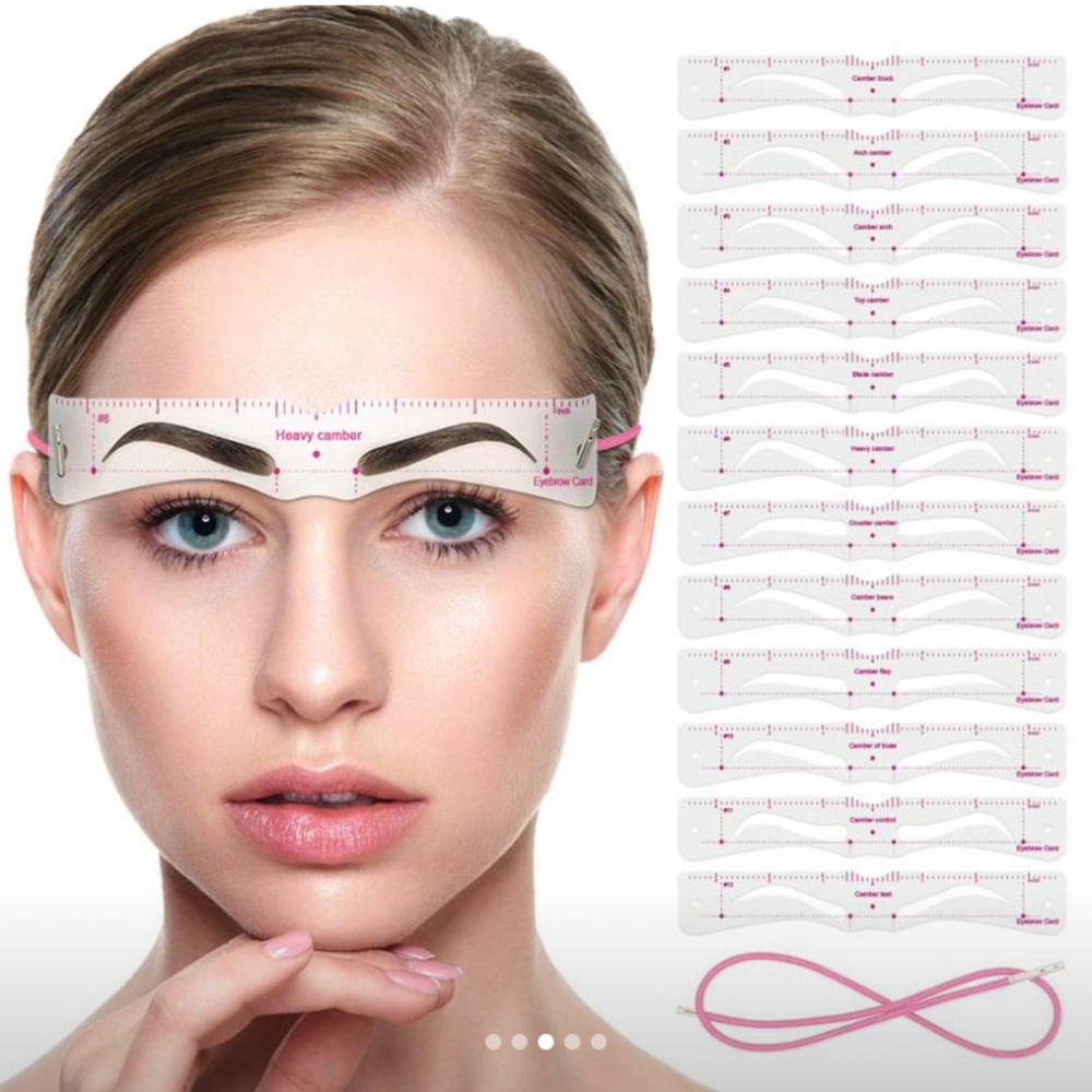 🥰Gorgeous Eyebrows Stencils are easy for you to DIY, in 1,2,3! 🥰